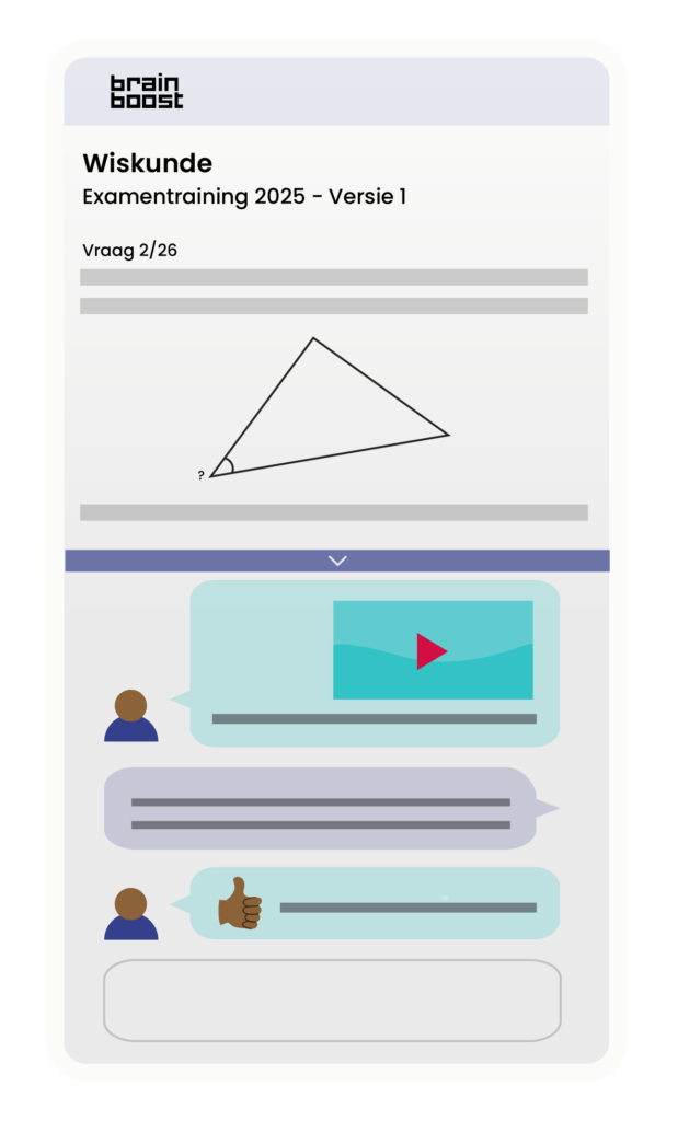 BrainBoost app chatgesprek